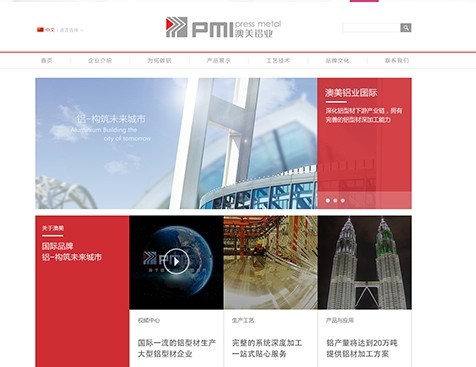 廣東澳美鋁業(yè)有限公司網(wǎng)站建設(shè)項(xiàng)目