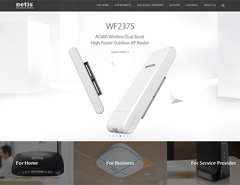 Netis Systems Co., Ltd. 網(wǎng)站建設(shè)項(xiàng)目
